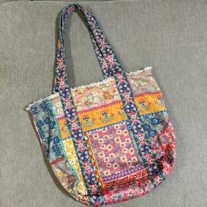 Tote Bag Colorful Patchwork Pattern hand Bag beach bag